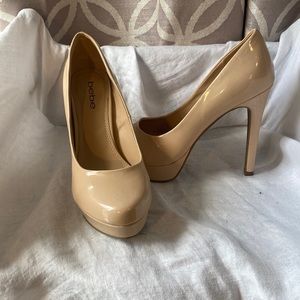 Bebe Platform Pump - Patent Finish